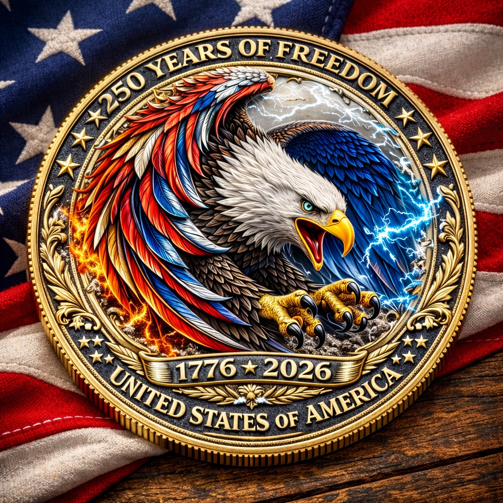 250th Anniversary Freedom Eagle Commemorative Coin