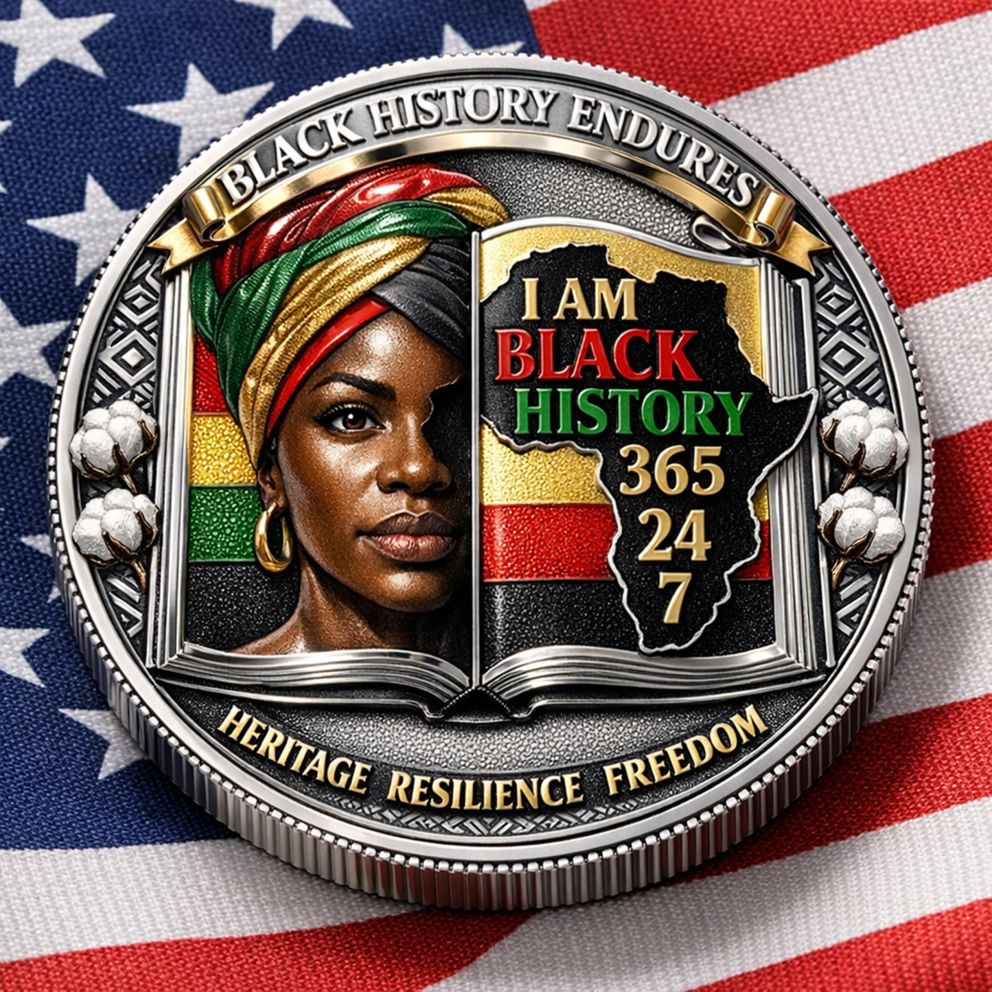 Black History Month Centennial Commemorative Coin