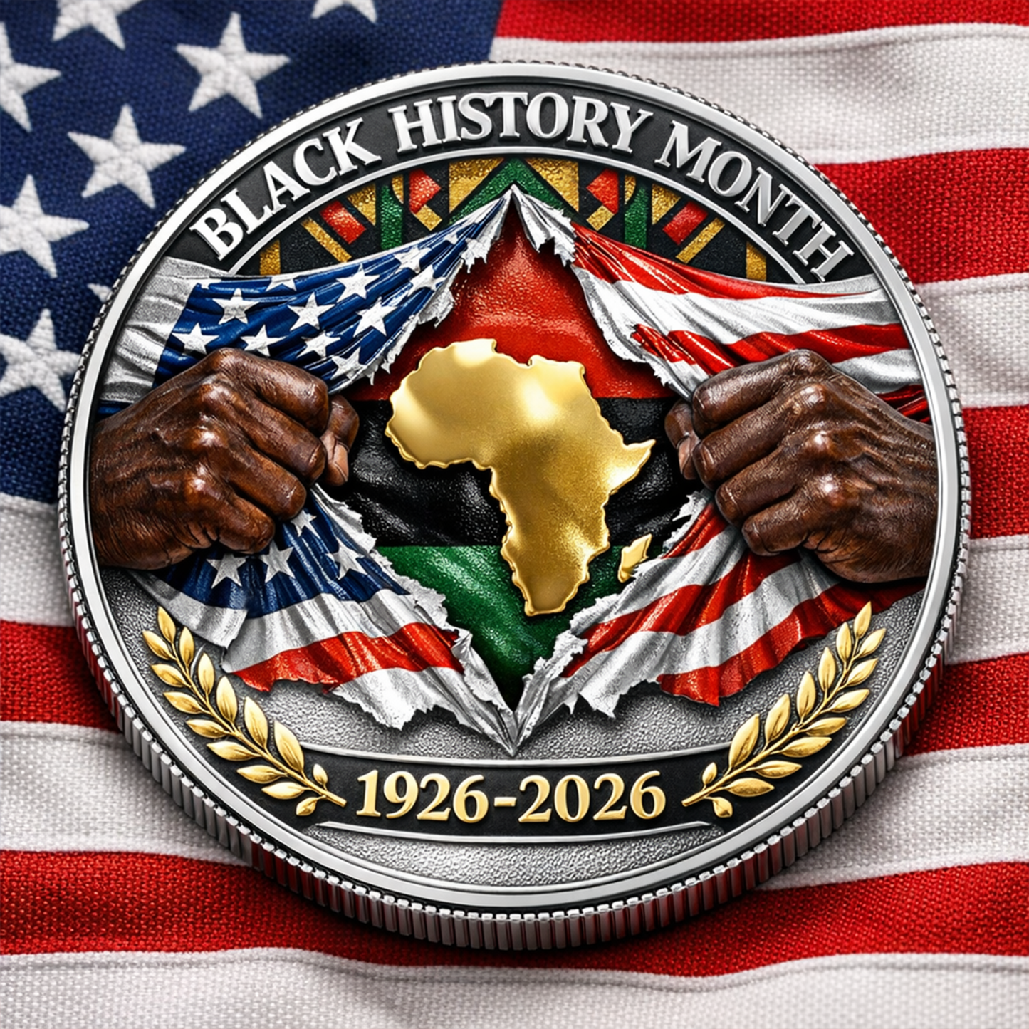 Black History Month Centennial Commemorative Coin