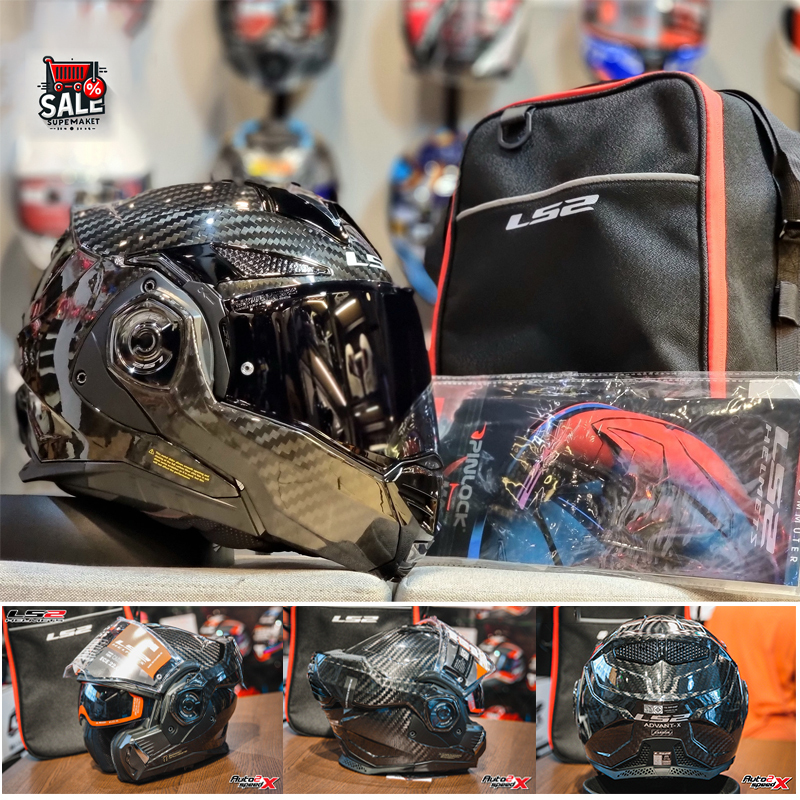 lehká helma na motorku ls2 FF901 modulární karbon bezpečná pro silniční motorky