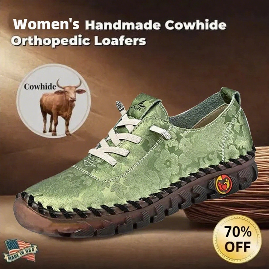 🔥Poslední den 70% SLEVA🔥Dámské pohodlné protiskluzové ortopedické měkké podrážky pro chůzi