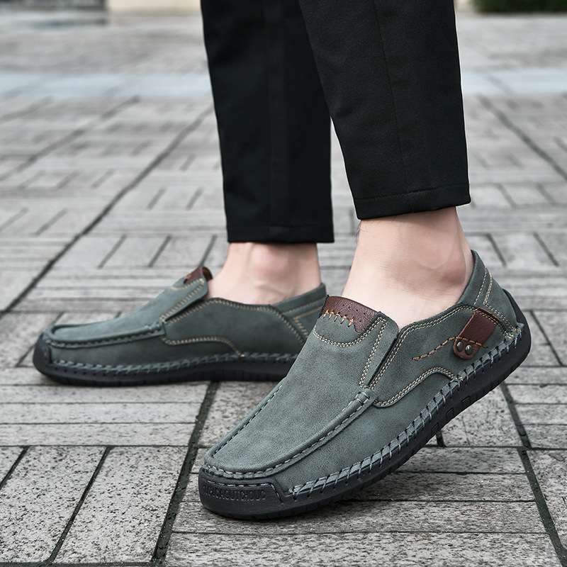 ⏰60% sleva na akci - 2025 nové pánské ortopedické bezrukávové kožené slip-on mokasíny