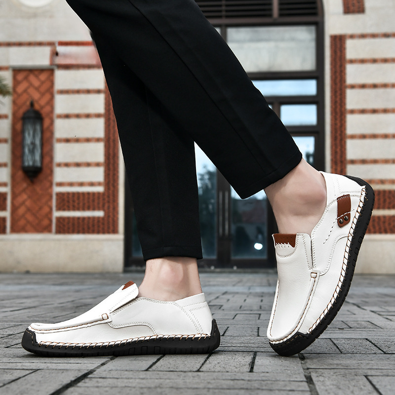 ⏰60% sleva na akci - 2025 nové pánské ortopedické bezrukávové kožené slip-on mokasíny