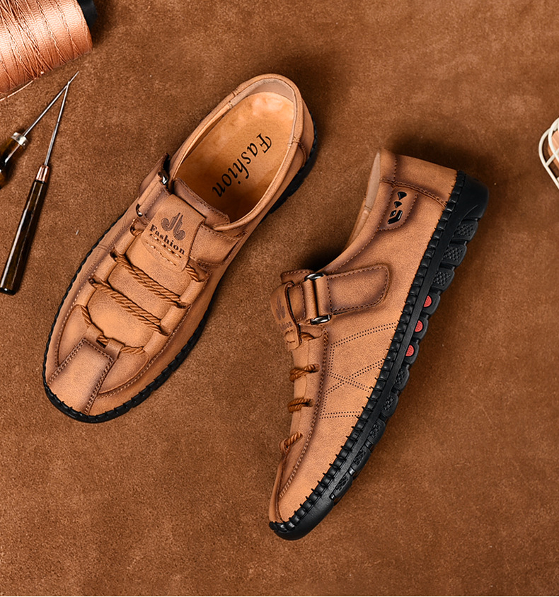 Last Day 50% OFF🔥Men's new wear-resistant low-top British style shoes