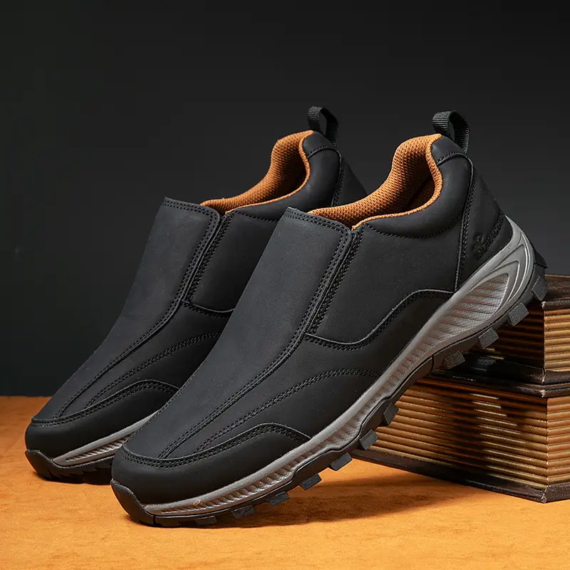 🔥LAST DAY 60% OFF🔥MEN'S COMFORTABLE GENUINE LEATHER SLIP-ON SNEAKERS WITH ARCH SUPPORT AND SHOCK ABSORPTION