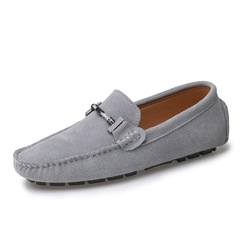 Men's Handmade Leather Comfortable Non-Slip Plus Size Casual Shoes (Wide Foot Plus Size)