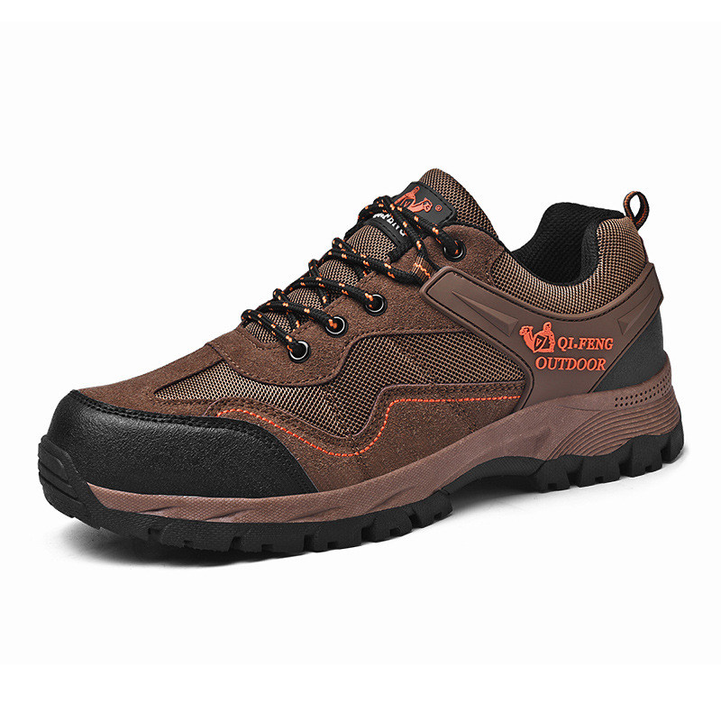 Men's Comfy Lightweight Waterproof Breathable Hiking Shoes Orthopedic Support Sneakers for Foot Pain