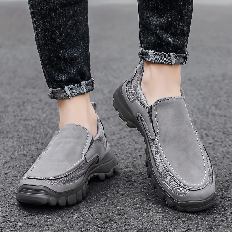 DUDLLE® Men's Comfortable Casual Shoes ,Orthopedic Arch Support Slip-On Loafers