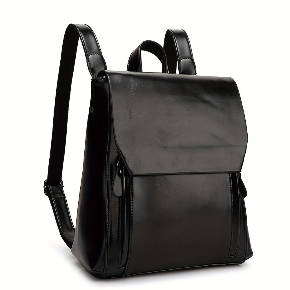 Clara™ | Quilted Leather-like Finish Backpack