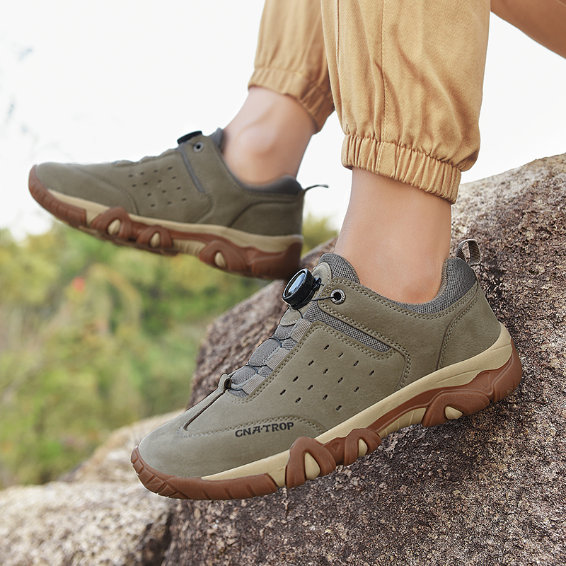 Suede Leather Hiking Shoes For men