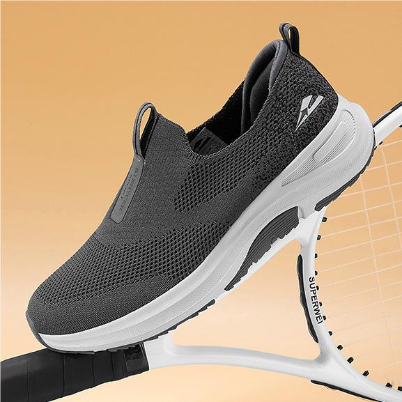 🏃👟70% OFF !!!🔥Clearance!!🔥Men's Daily Breathable Shock-Absorbing Slip-On Orthopedic Sneakers