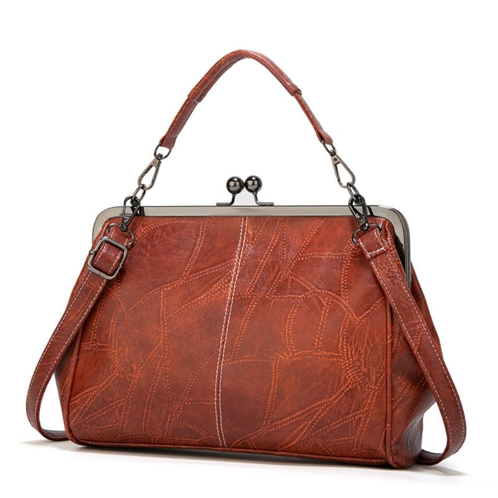 Celeste™ | Vintage Kiss-Lock Shoulder Bag