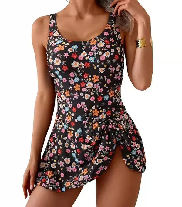 👙Poslední den výprodeje 50% SLEVA💃Dámské jednodílné plavky s kontrolou břicha a uzlem