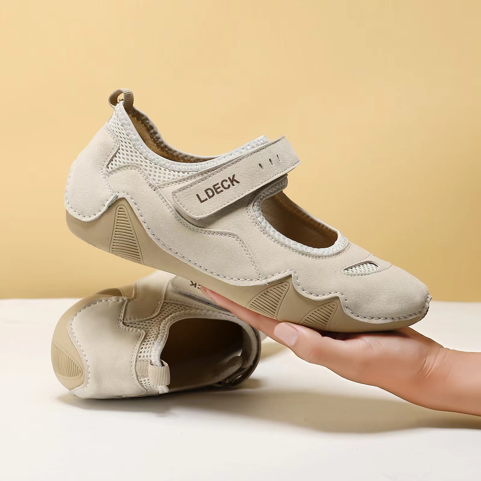 🌸🎉Trendy Must-Have! Only a Few Left!✨🥿💫Women's Daily Comfortable Breathable Lightweight Corrective Slip-On Walking Shoes| Tie Shoes woman's Barefoot Shoes