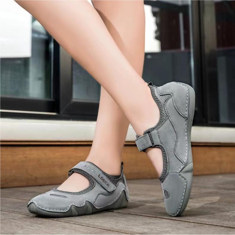 🌸🎉Trendy Must-Have! Only a Few Left!✨🥿💫Women's Daily Comfortable Breathable Lightweight Corrective Slip-On Walking Shoes| Tie Shoes woman's Barefoot Shoes