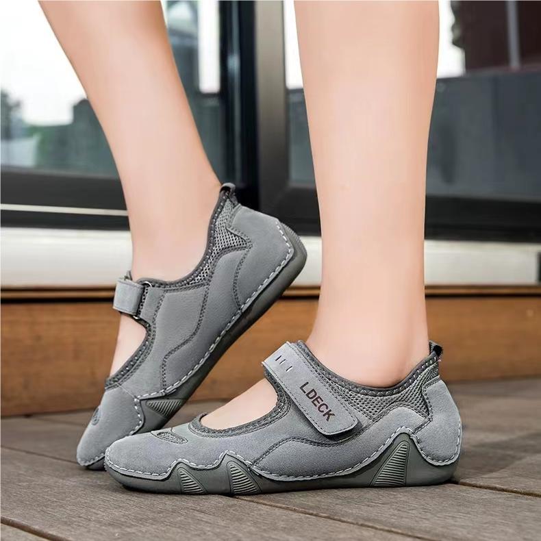 🌸🎉Trendy Must-Have! Only a Few Left!✨🥿💫Women's Daily Comfortable Breathable Lightweight Corrective Slip-On Walking Shoes| Tie Shoes woman's Barefoot Shoes