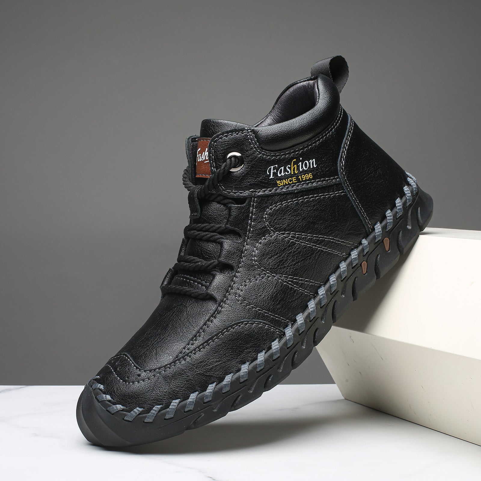 Last Day 60% OFF🔥⏱️New Arrival Promotion⏱️🔥Men's Casual Leather Good Arch Support & Non-slip Outdoor Breathable Walking Shoes