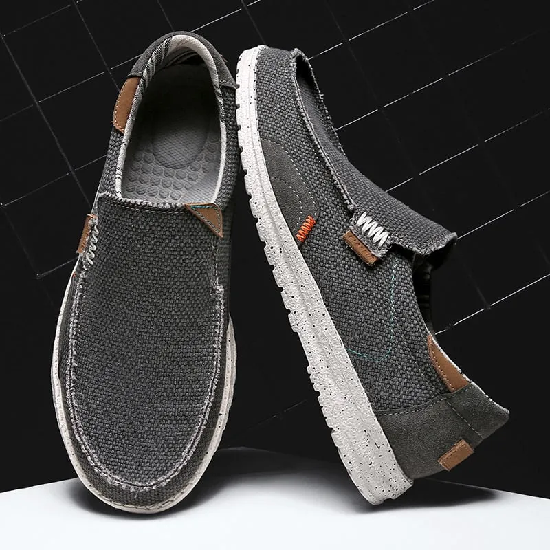 ⏰Promotion 70% OFF--Men's Lightweight Comfort Ergonomic Memory Foam Insole Slip On Loafer Walking Shoes