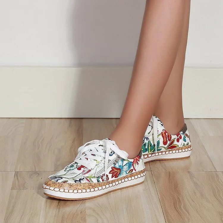 Last Day Promotion 50% OFF - Orthopedic Flower Women's Shoes