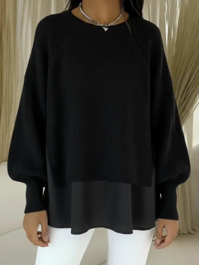 Denise™ | Vrstvený pletený svetr