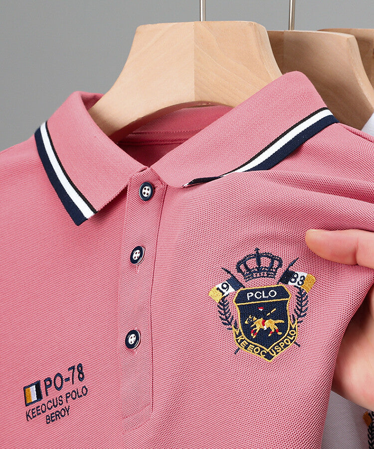 Pánské prémiové vyšívané polo tričko (cm528)