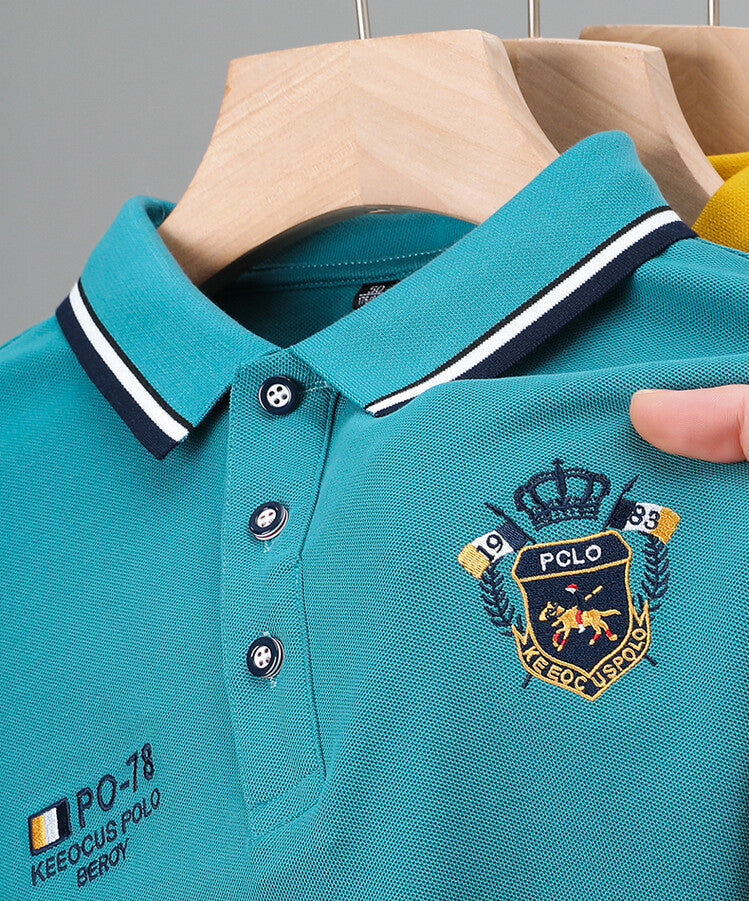 Pánské prémiové vyšívané polo tričko (cm528)