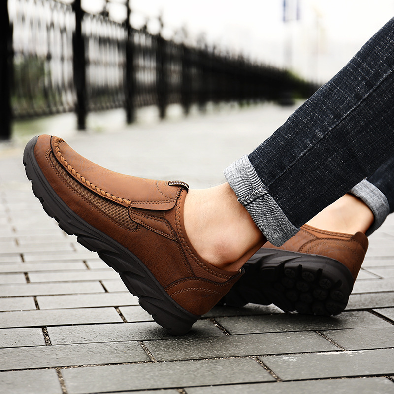 ⚡Last Day 65% OFF⚡ 2025 Men's Outdoor Comfortable Fashion Casual Leather Shoes