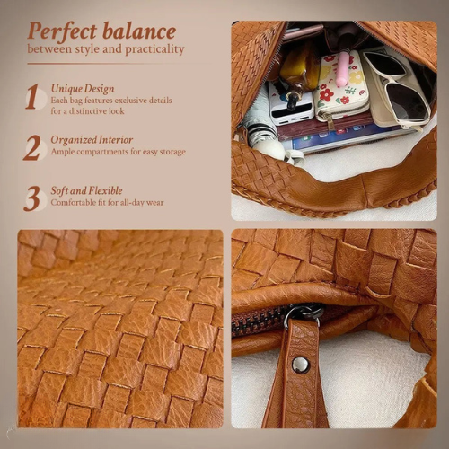 Woven Hobo Bag - Morrven's Timeless Style