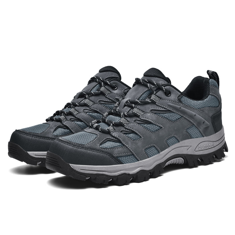 ⏰Clearance Sale - 60% OFF🛒 Men's Lace-Up Outdoor Hiking Shoes – Breathable Waterproof Design, Durable Grip & Arch Support, Perfect for Daily and Outdoor Wear