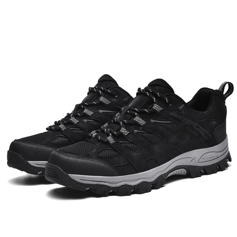 ⏰Clearance Sale - 60% OFF🛒 Men's Lace-Up Outdoor Hiking Shoes – Breathable Waterproof Design, Durable Grip & Arch Support, Perfect for Daily and Outdoor Wear