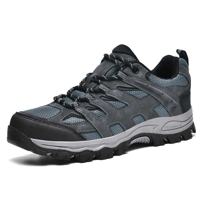 ⏰Clearance Sale - 60% OFF🛒 Men's Lace-Up Outdoor Hiking Shoes – Breathable Waterproof Design, Durable Grip & Arch Support, Perfect for Daily and Outdoor Wear