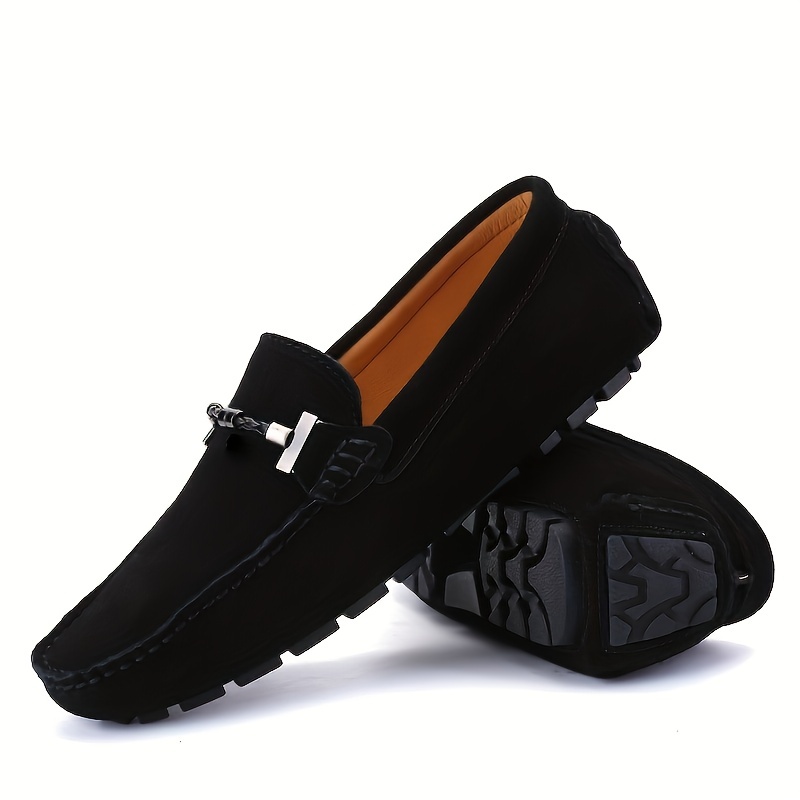 Men's Handmade Leather Comfortable Non-Slip Plus Size Casual Shoes (Wide Foot Plus Size)