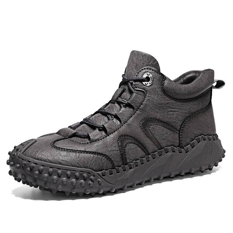 Men's Ankle Top Boots - Casual Outdoor Walking Shoes