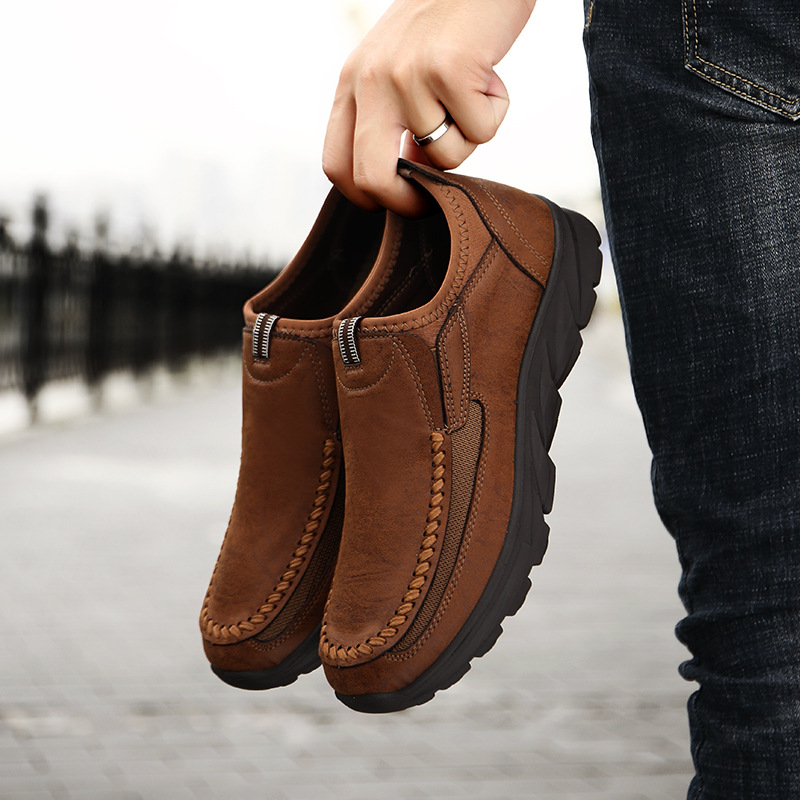 ⚡Last Day 65% OFF⚡ 2025 Men's Outdoor Comfortable Fashion Casual Leather Shoes