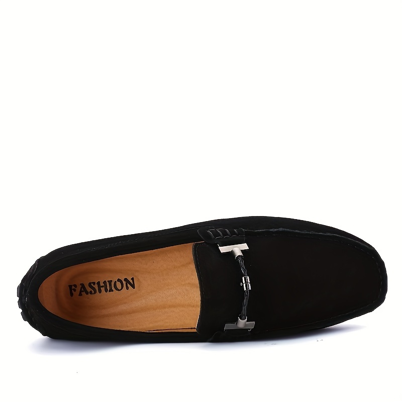 Men's Handmade Leather Comfortable Non-Slip Plus Size Casual Shoes (Wide Foot Plus Size)