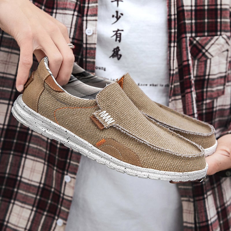 Orthopedic Casual Walking Shoes for Men - Comfortable Breathable with Arch Support, Shock Absorption, and Anti-slip Features