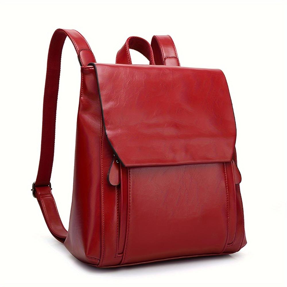 Clara™ | Quilted Leather-like Finish Backpack
