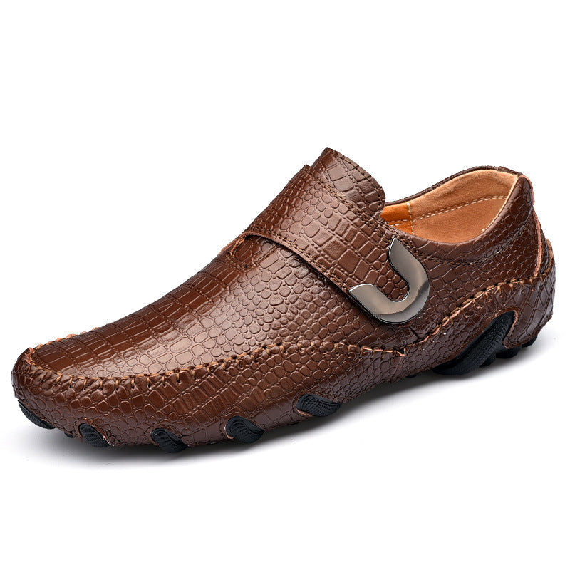 Pánské mokasíny a slip-on obuv Kariéra Nappa prodyšné neklouzavé boty