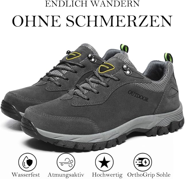 🔥Poslední den 70% SLEVA🔥Pánské pohodlné ortopedické turistické boty s dobrou podporou klenby, prodyšné boty na chůzi