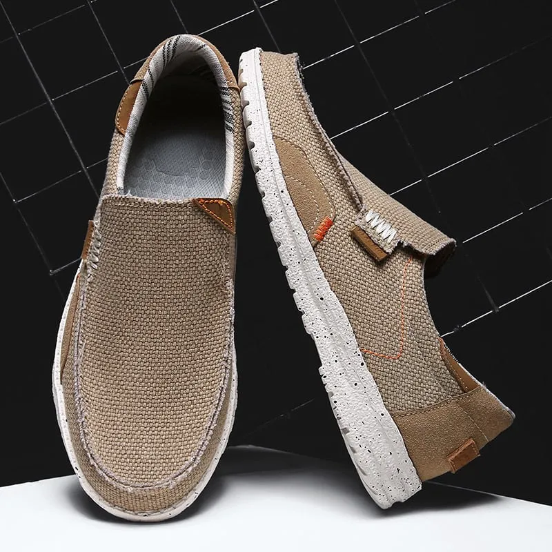 ⏰Promotion 70% OFF--Men's Lightweight Comfort Ergonomic Memory Foam Insole Slip On Loafer Walking Shoes