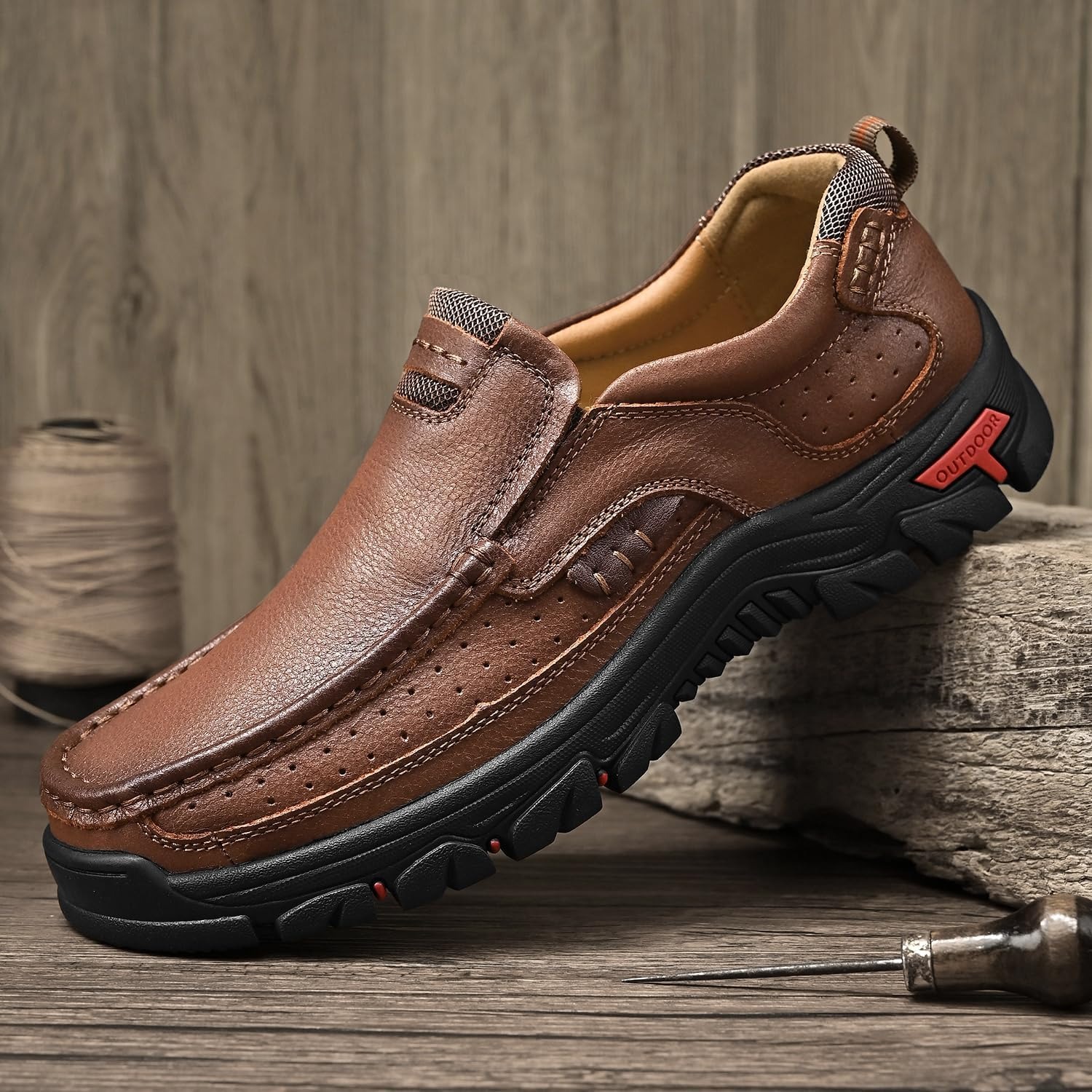 Beatyart™ Orthopedic Walking Genuine Leather Slip-On Loafers