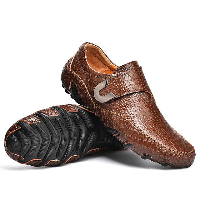 Pánské mokasíny a slip-on obuv Kariéra Nappa prodyšné neklouzavé boty