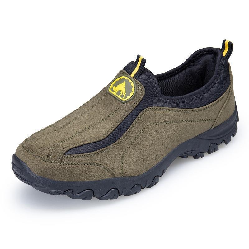 Men's Genuine Leather Comfortable Outdoor Casual Hiking Shoes