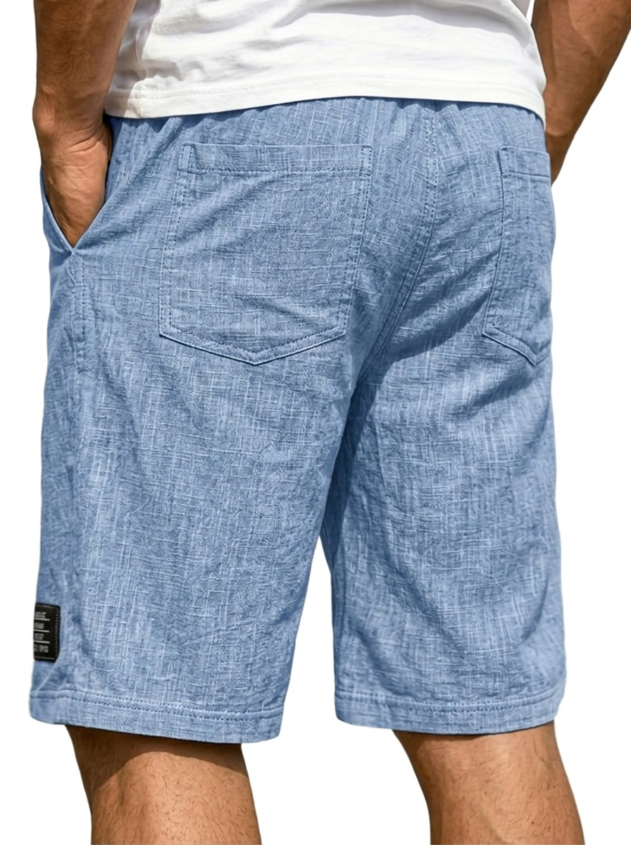 Men's Basic Cotton And Linen Comfortable Casual Shorts