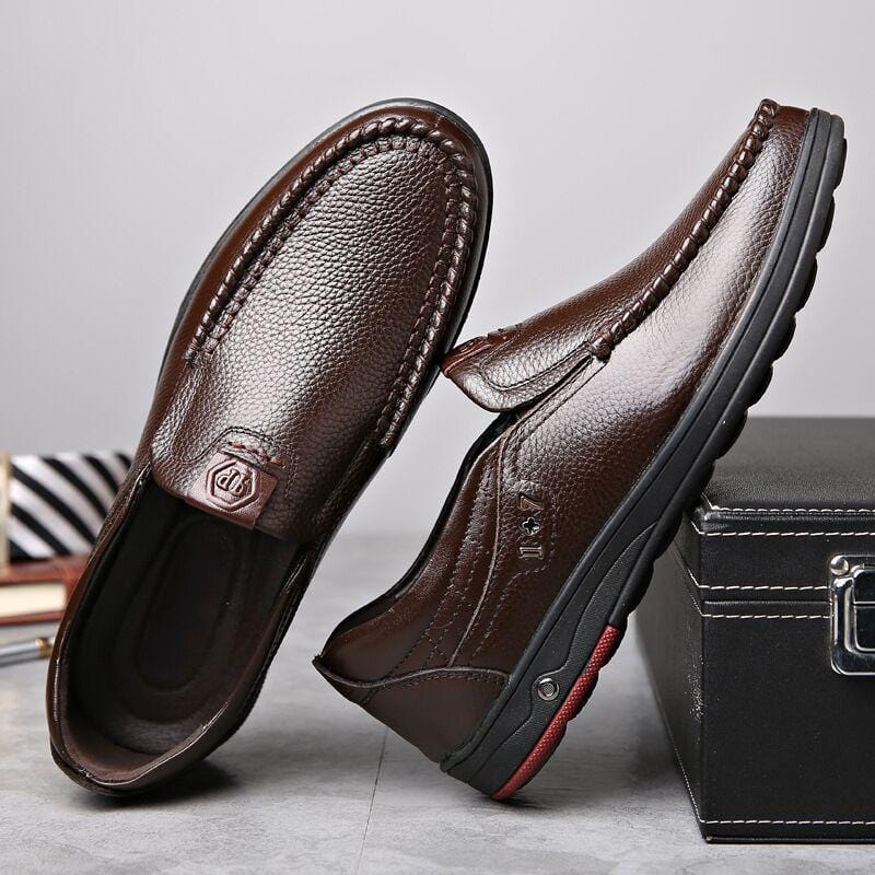🔥Hot Sale🎉 Mens Soft Insole Casual Business Slip On Loafers