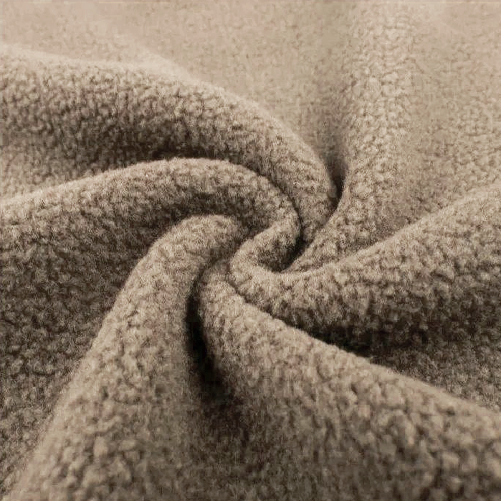 Pánská vintage semišová patchworková jehněčí fleece bunda s mnoha kapsami a obráceným límcem na venkovní nošení