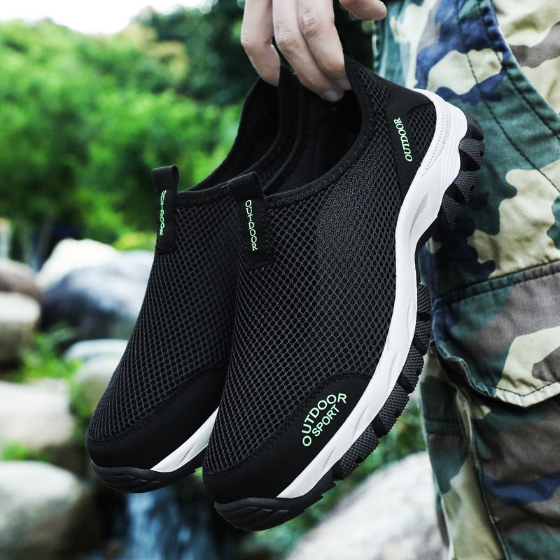 MEN'S THIN OUTDOOR HIKING SHOES NON-SLIP SPORTS SHOES