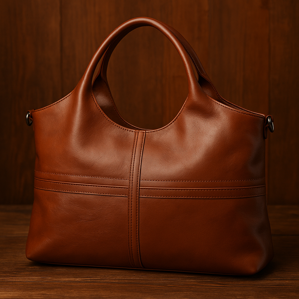Elegant Leather Women's Crossbody Shoulder Bag