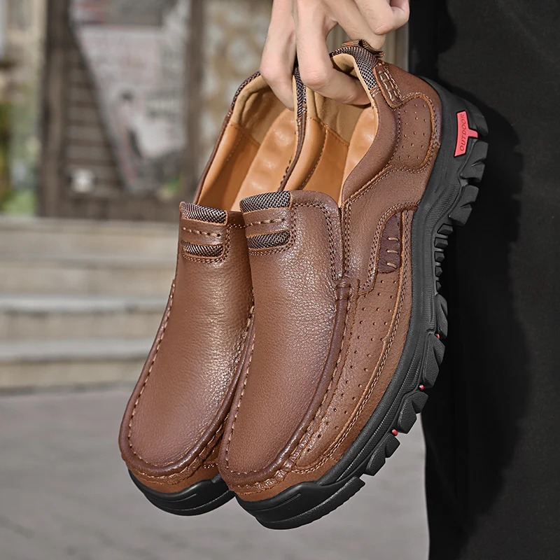 Beatyart™ Orthopedic Walking Genuine Leather Slip-On Loafers