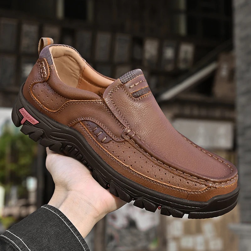 Beatyart™ Orthopedic Walking Genuine Leather Slip-On Loafers